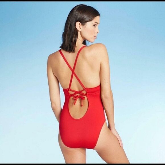 Shade & Shore ruffle swimsuit - Picture 2 of 15